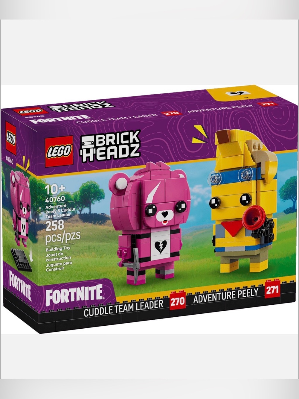 Lego BrickHeadz Fortnite Cuddle Team Leader Pink & Yellow Set